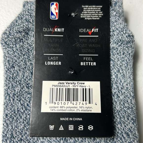 Jazz Varsity Crew Socks - Picture 4 of 4